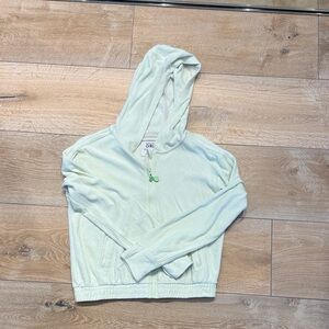 Athleta Light Mint Hooded Zip-Up Jacket for Girls
